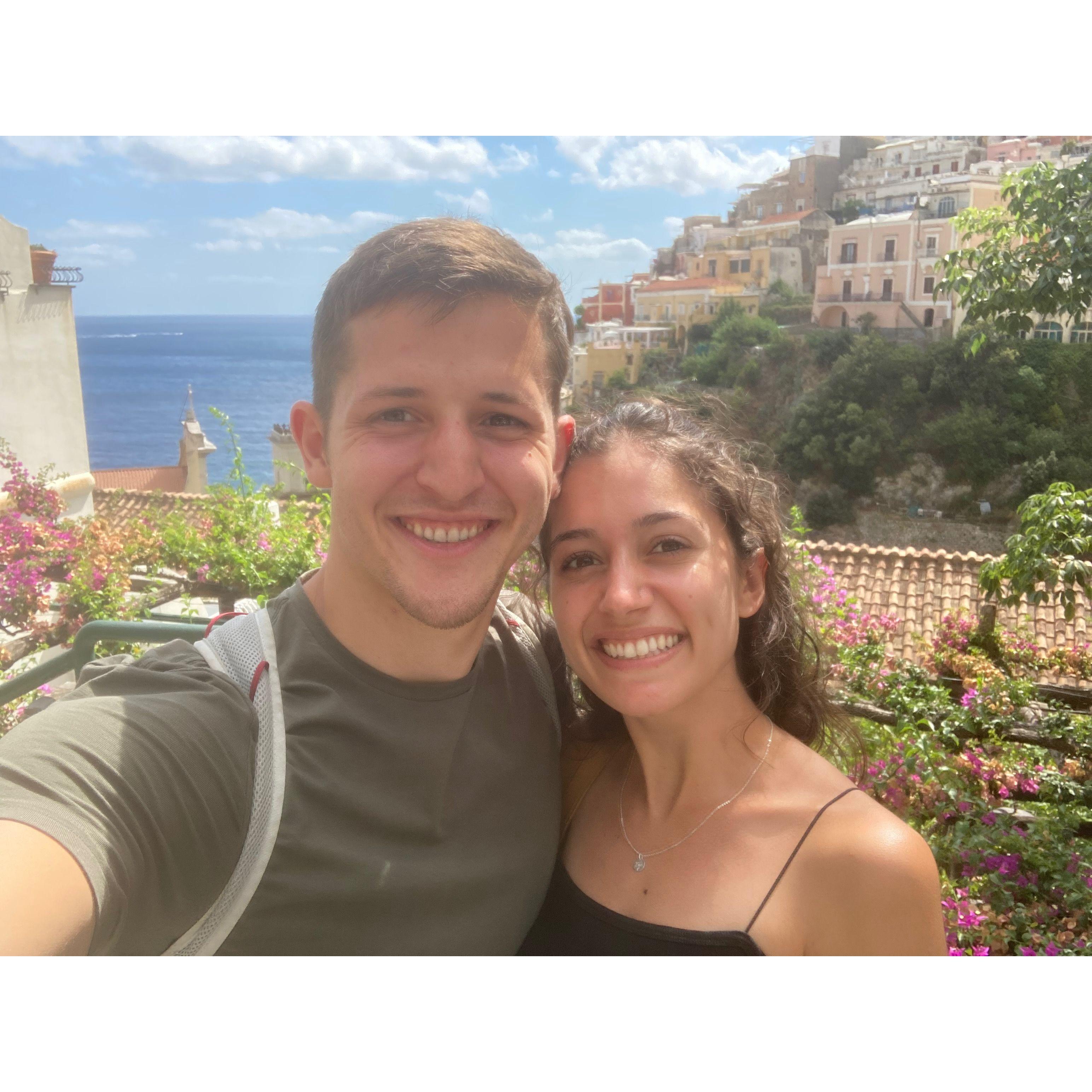Climbing the coast of Positano, Italy (July 2021)