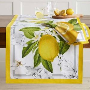 Meyer Lemon Table Runner, 18" X 108"