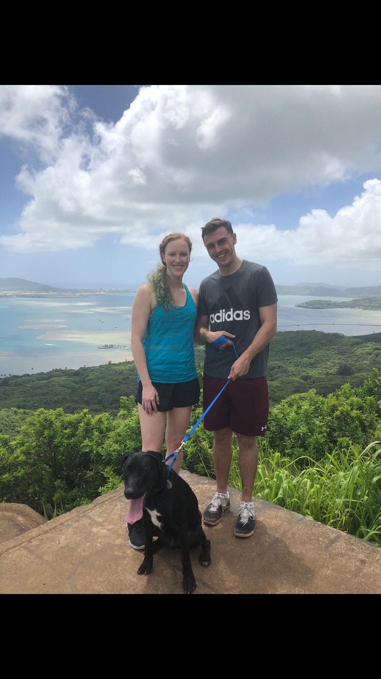 1st hike together with Shadow! May 2018