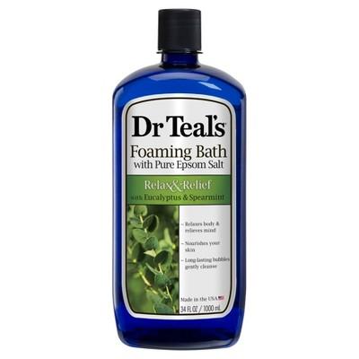 Dr Teal's Eucalyptus & Spearmint Epsom Bath Foam - 34 fl oz