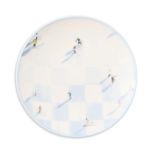 MacKenzie-Childs Gray Malin Ski Holiday Appetizer Plates, Set of 4 - Exclusive