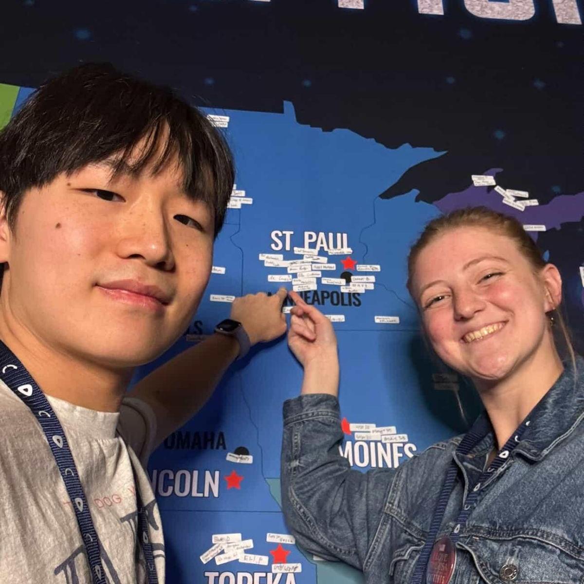 Went to a convention together 💓
