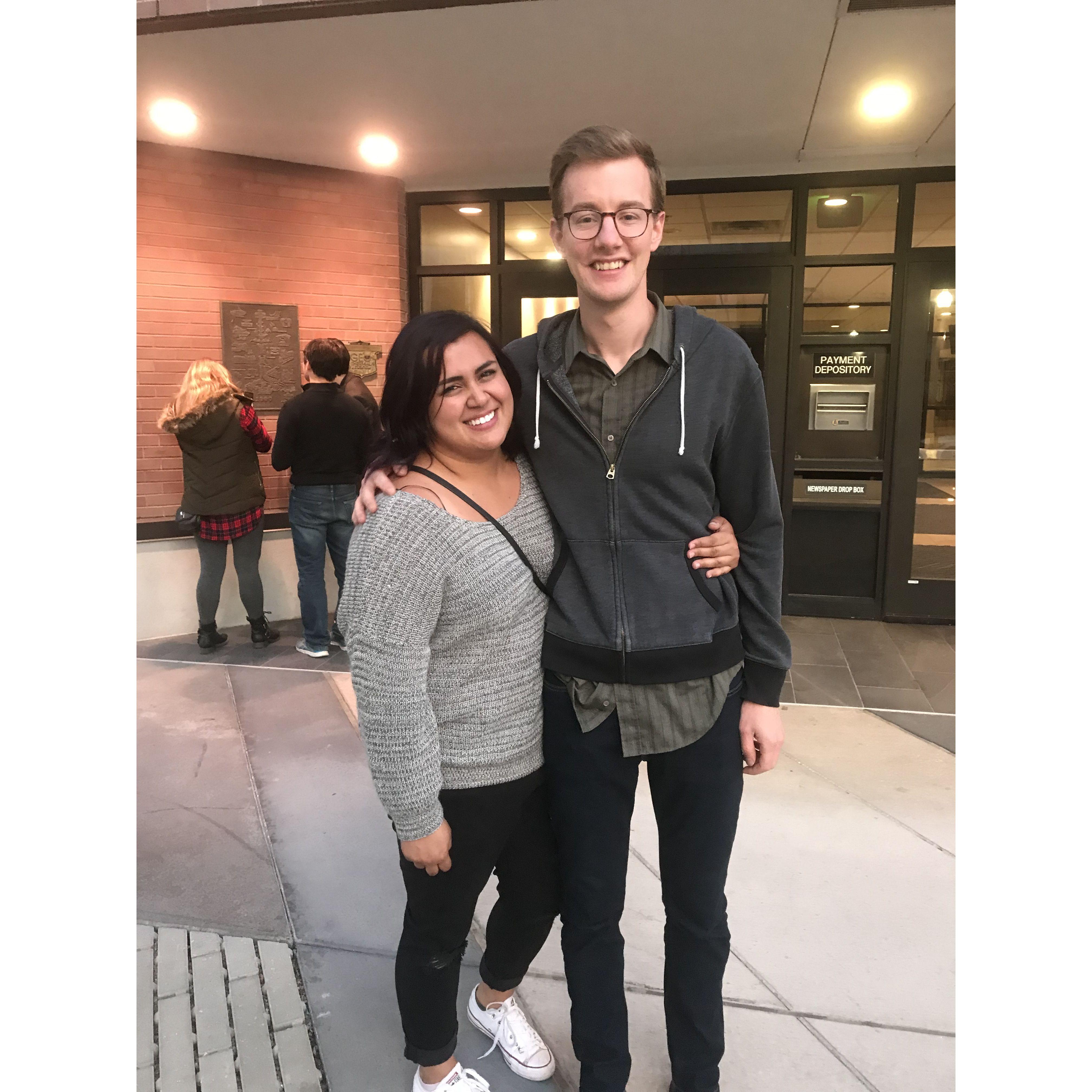 Our first picture together!