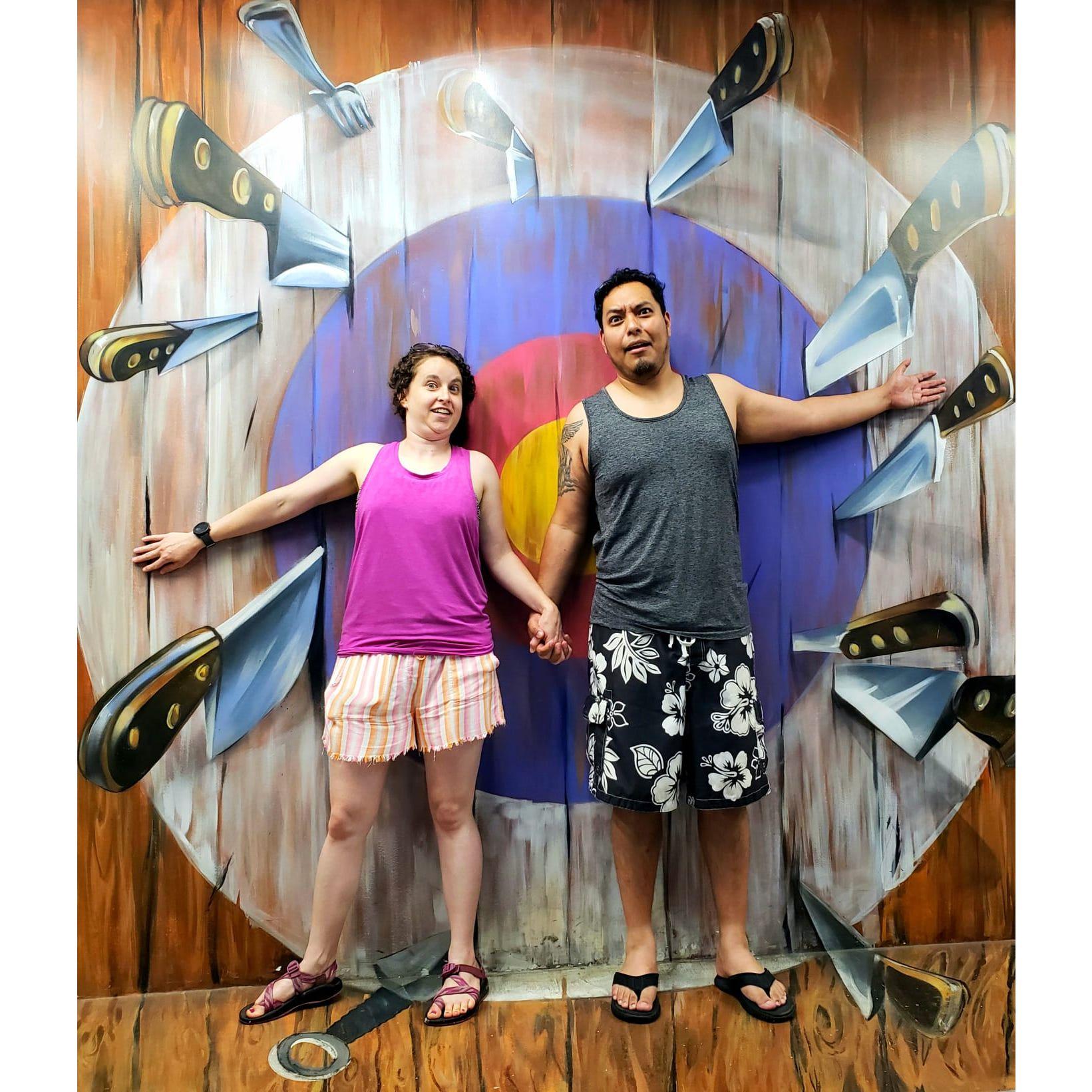 June 2022 - From the Museum of Illusions in Miami 2022. Miami turned out to be more dangerous than we expected...