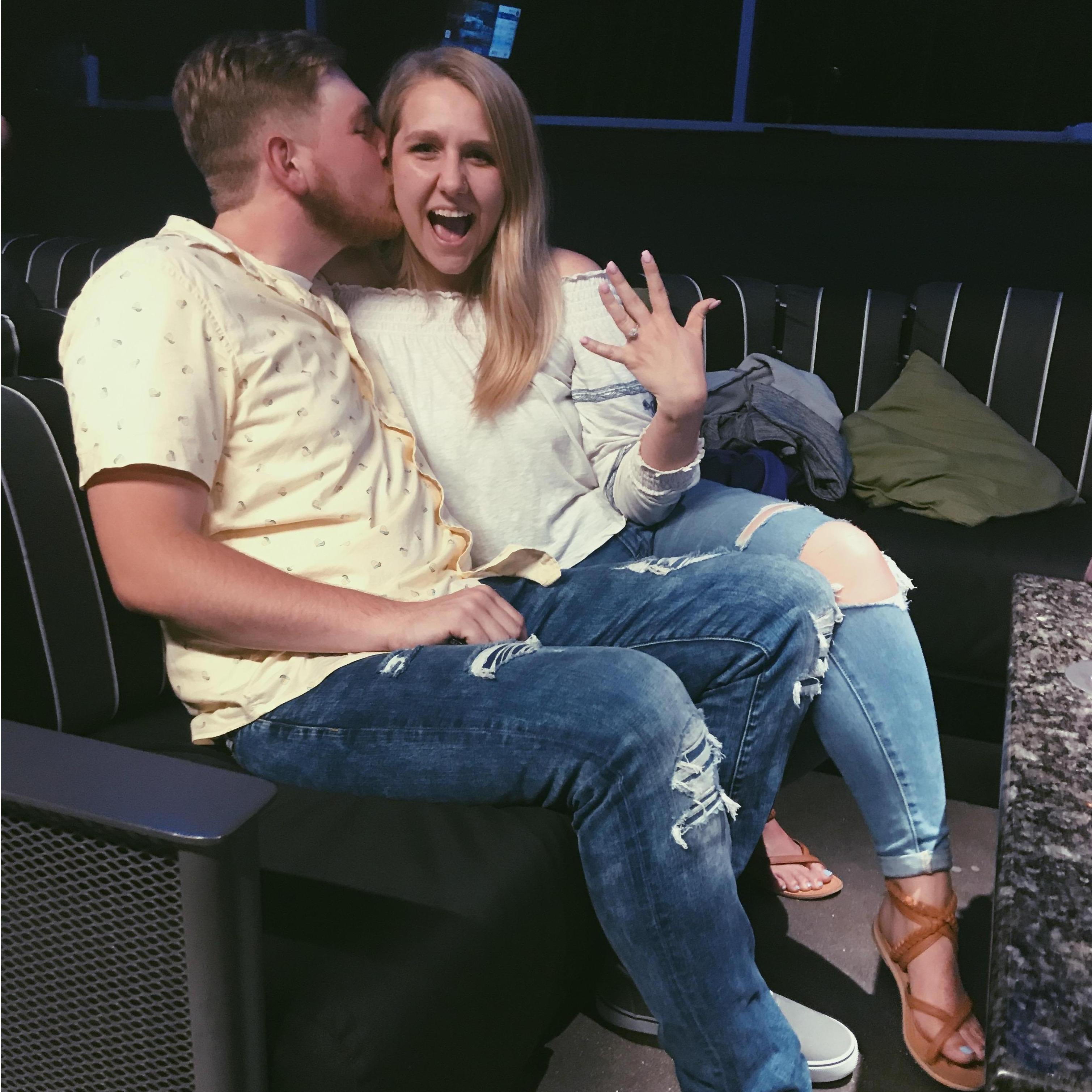 Nick proposed to Haley on his birthday in 2019, he had the surprise for her, and she surprised him with a trip to top golf with his best friends.