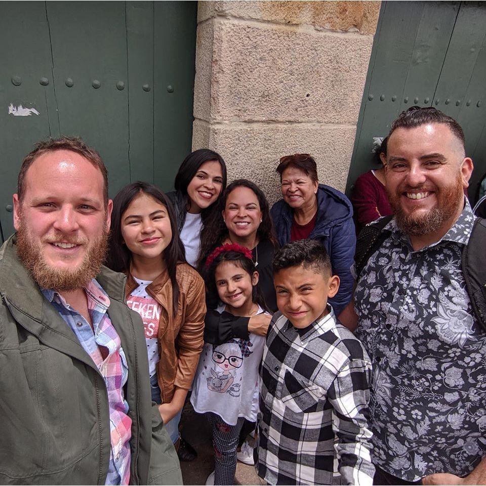 Tyler's Colombian family. Brad was a wonderful partner throughout this journey!