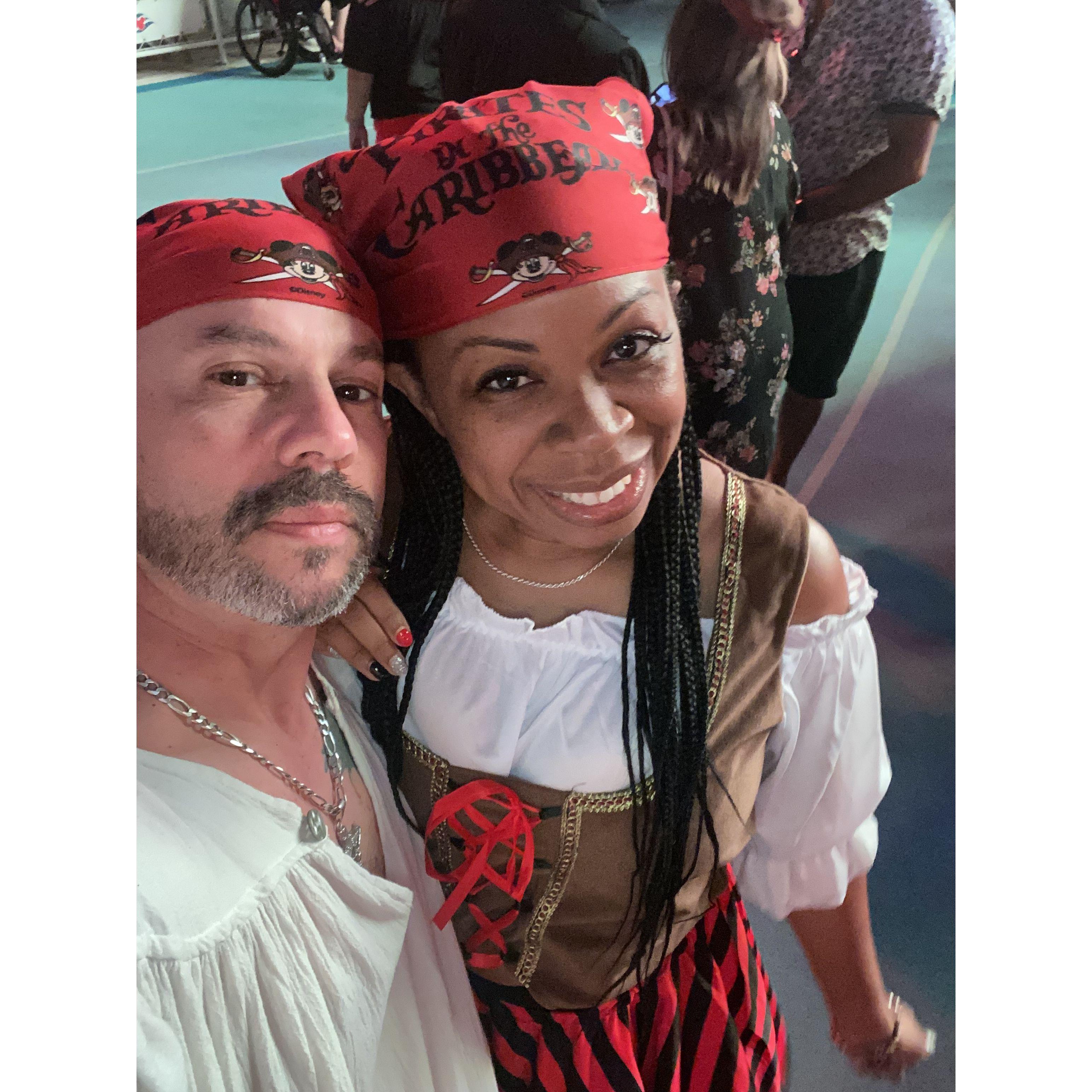 Pirate night on Disney Cruise