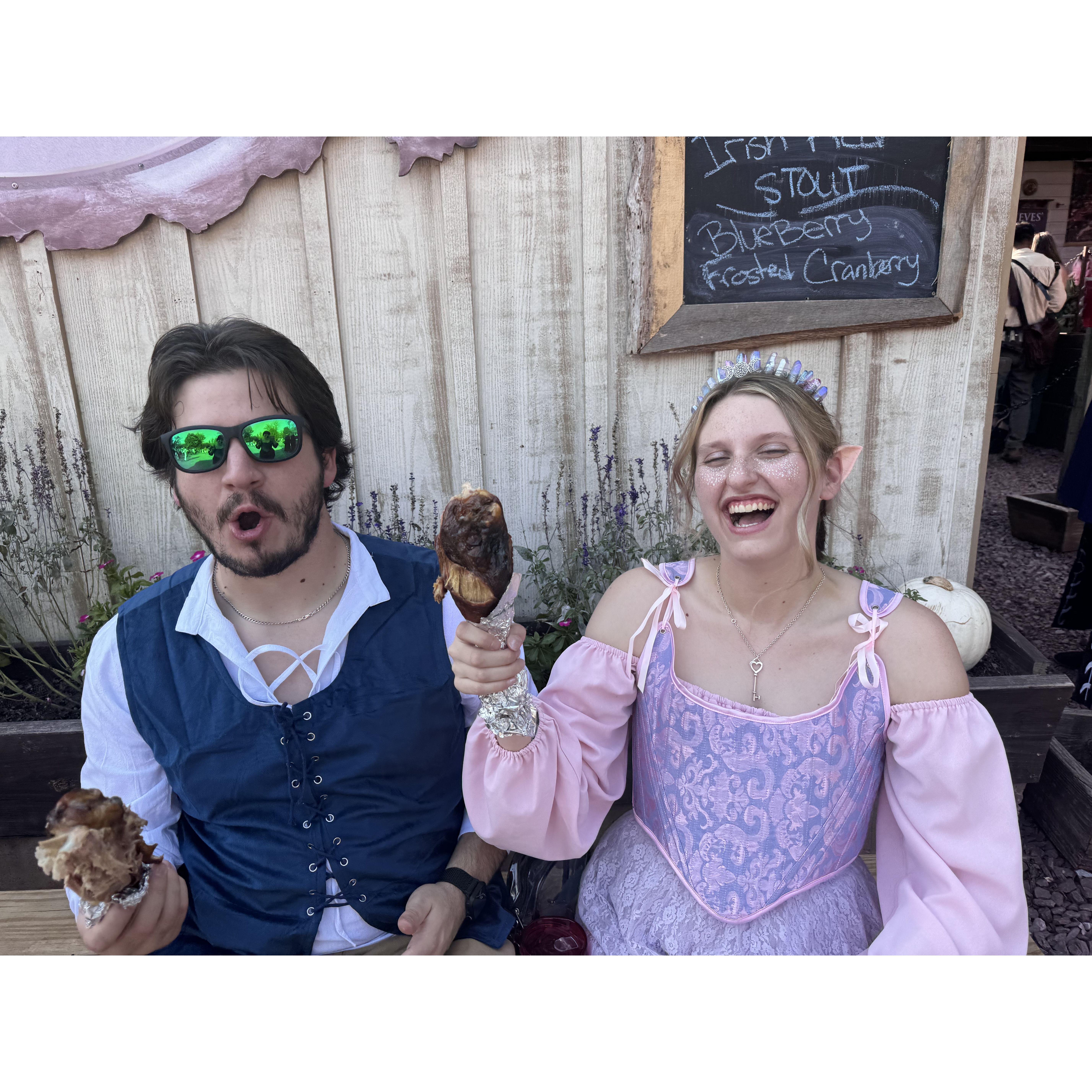 Ren faire and turkey legs