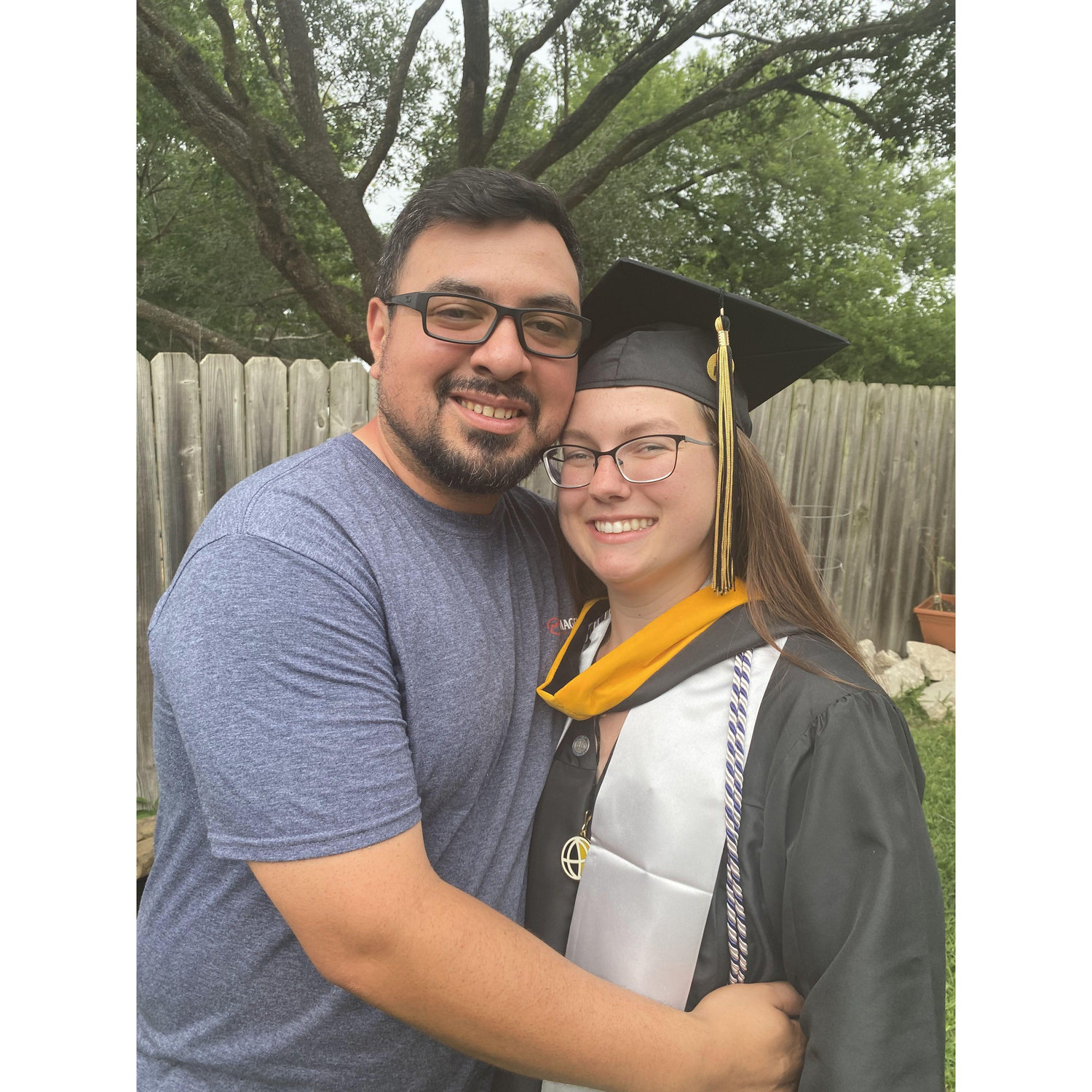 Elizabeth's master's graduation, May 2022