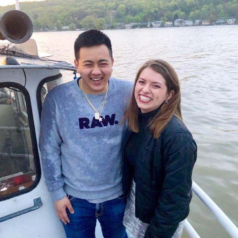 Boat ride before college graduation