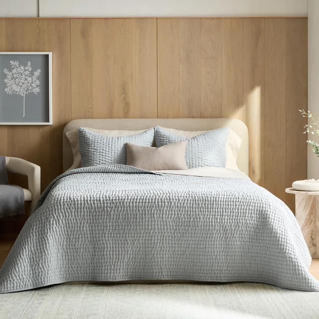 European Linen Cotton Stitch Quilt Set