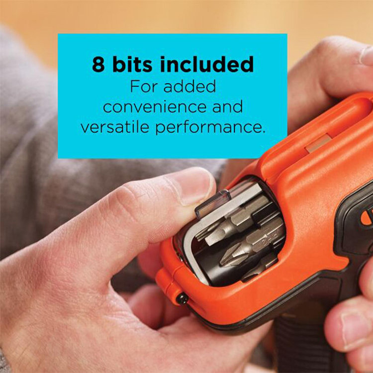 超オレオページ Black+Decker, 4V Max Cordless Screwdriver | Zola