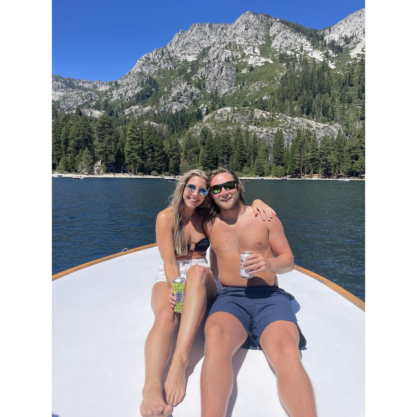 Cruising Lake Tahoe