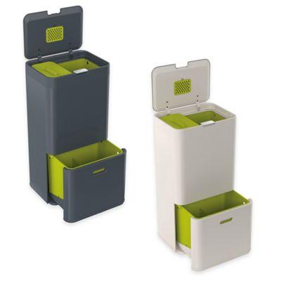 Joseph Joseph® IntelligentWaste® Totem 60 Liter Trash Separation/Recycling Unit in Graphite