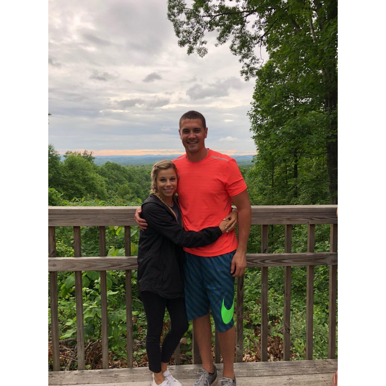 Taking mission trips together in Gary, West Virginia where we visited "Miracle Mountain"