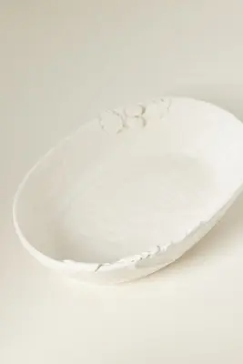 Oak Leaf Stoneware Medium Serve Bowl