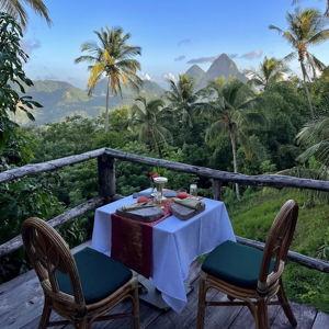 Treetop St. Lucia Dinner for 2