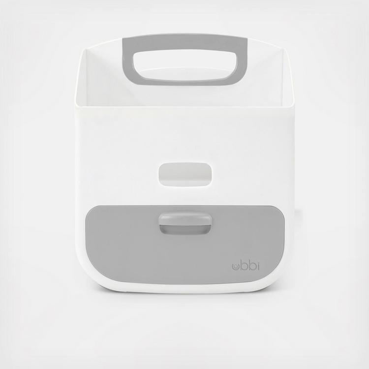 Ubbi, Diaper Storage Caddy Changing Mat Zola Baby