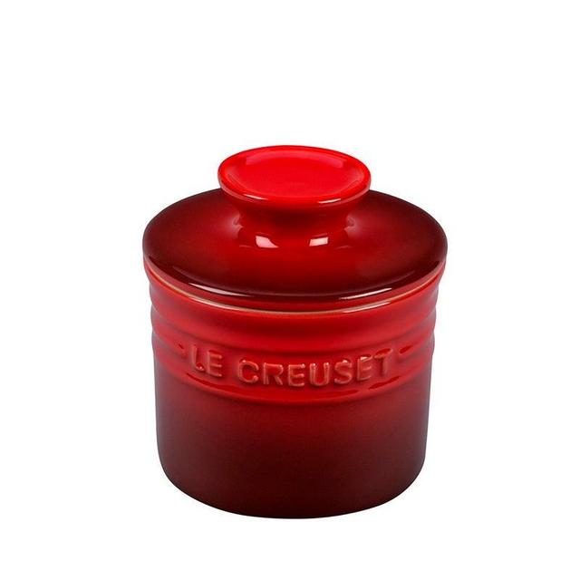 Le Creuset Stoneware Butter Crock, 6-Ounces, Cerise