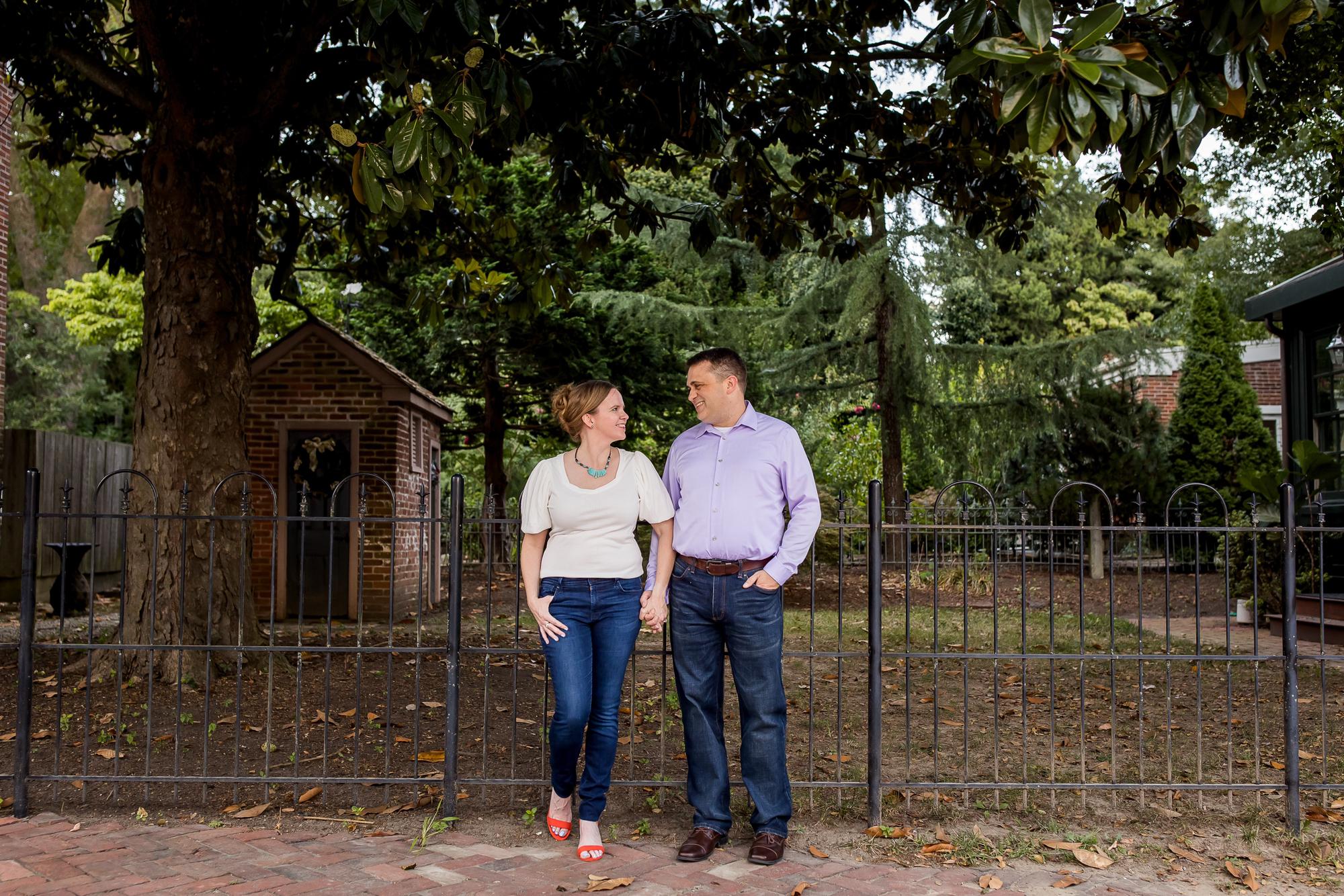 Engagement photos - old New Castle, DE - August 2022
Fun facts: I panic bought the white top an hour before the photos and it worked perfectly with the last necklace my dad gave me. 😍