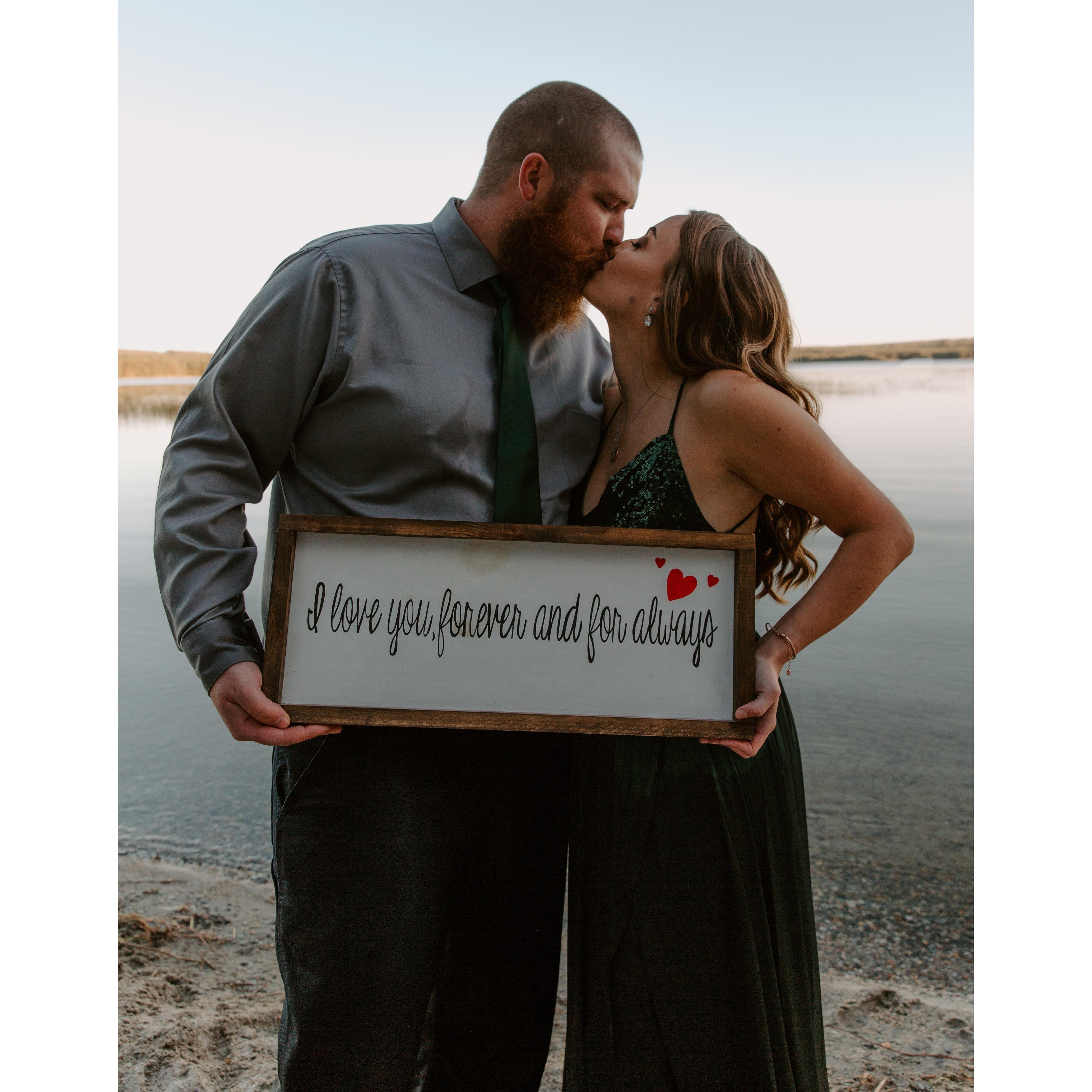 I love you, forever and for always.