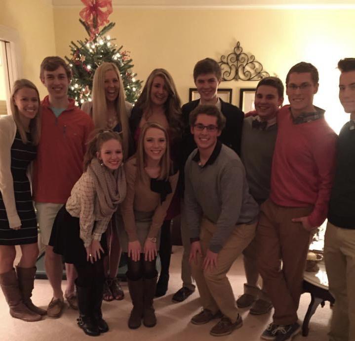 2015 Progressive Dinner with church youth group.