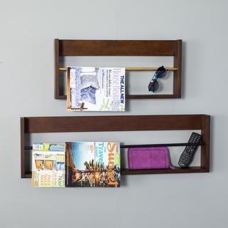 Achaz 2-Piece Wall Shelves Set