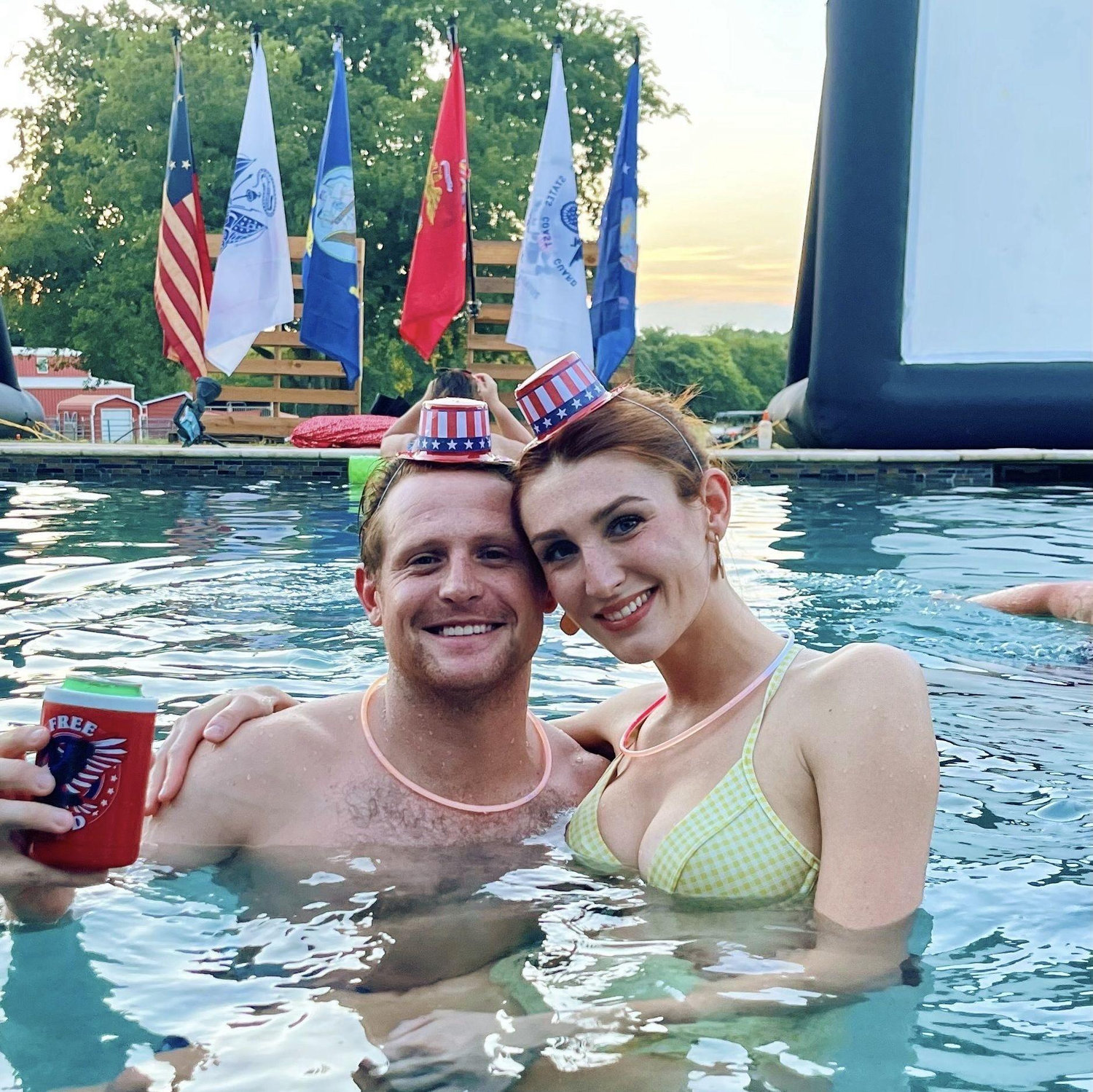 James and I at the annual Walker family July 4th celebration