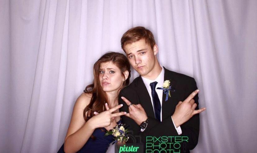 First photoboth at our first dance together, Feb 2016