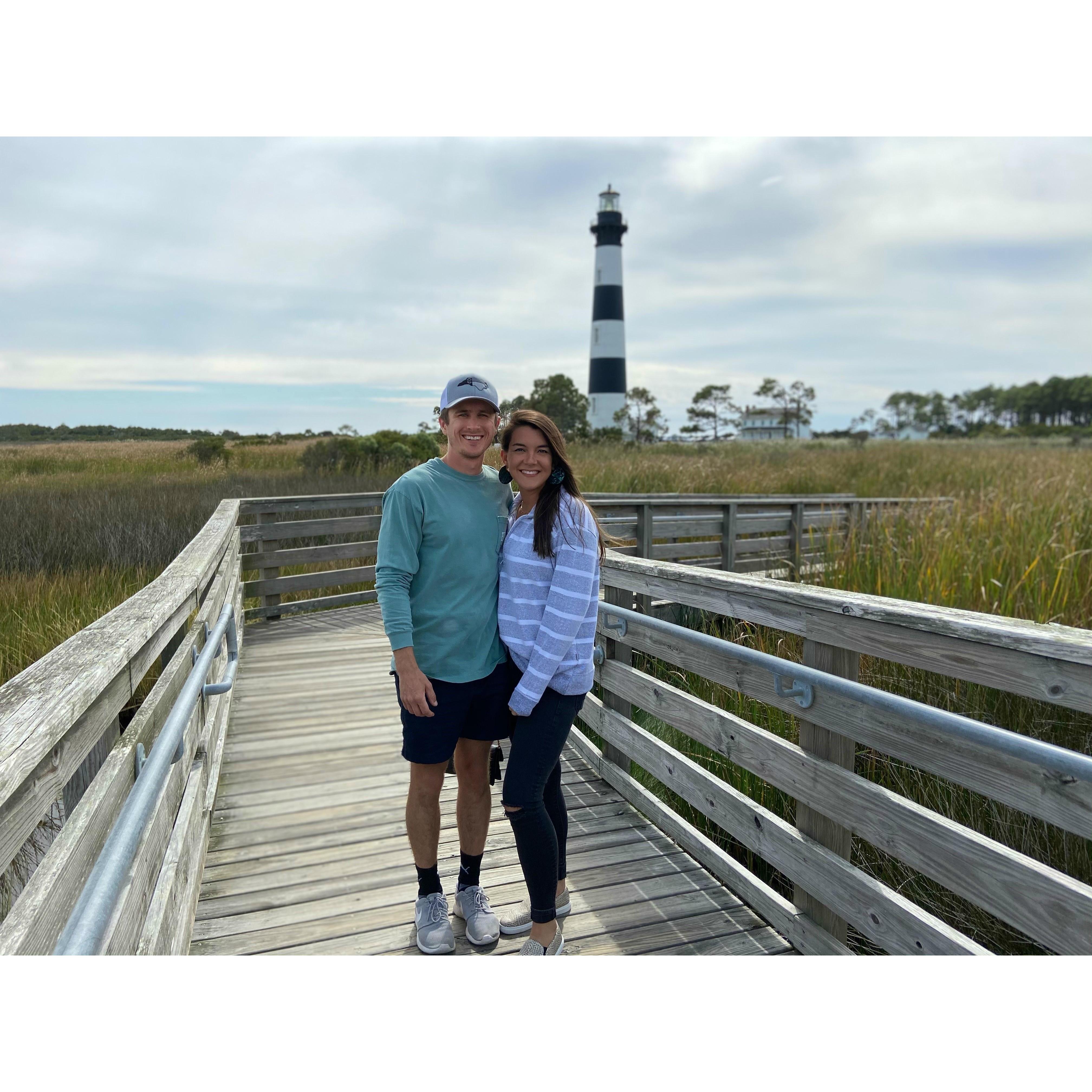 More ~artsy~ photo of us at Bodie Island.
