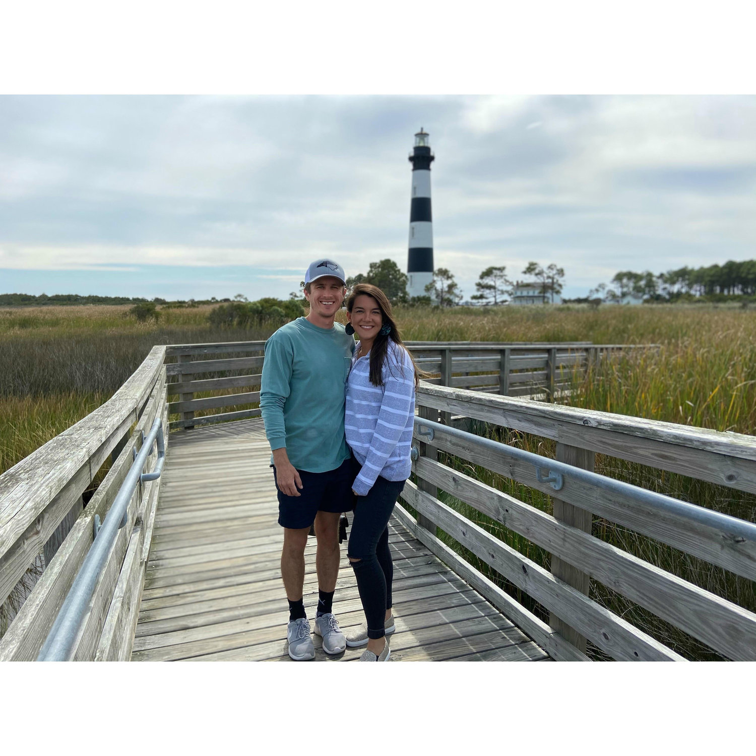 More ~artsy~ photo of us at Bodie Island.