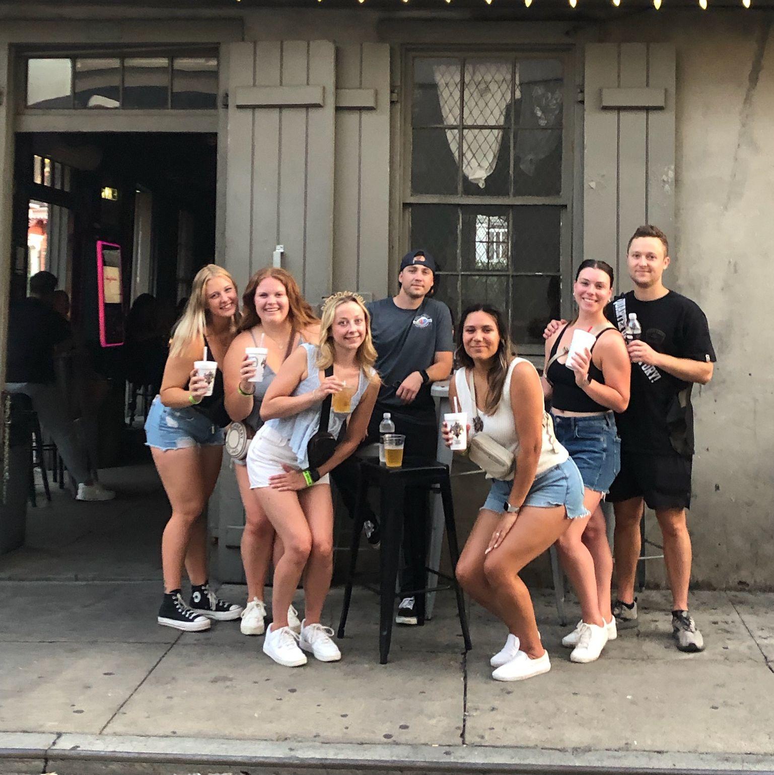 Our trip to New Orleans, LA in 2023. We celebrated Megan and Trevor's birthday. Josh and Aimee also got engaged on that trip!!!