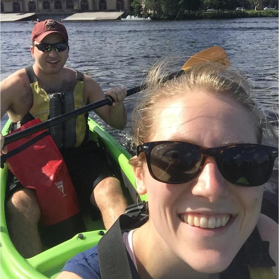 Kayaking on the Charles