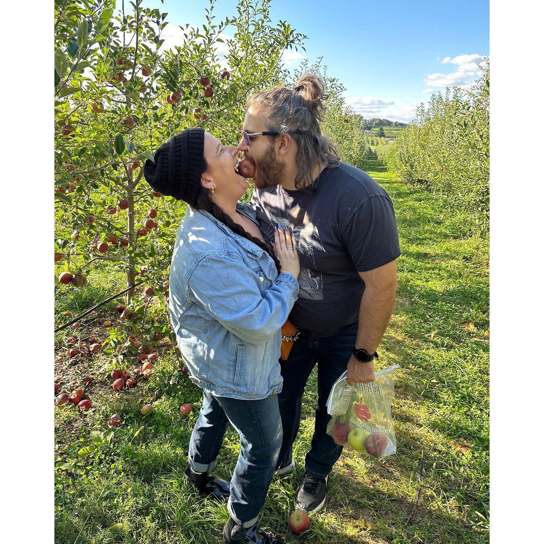 We're the apple of each others eyes