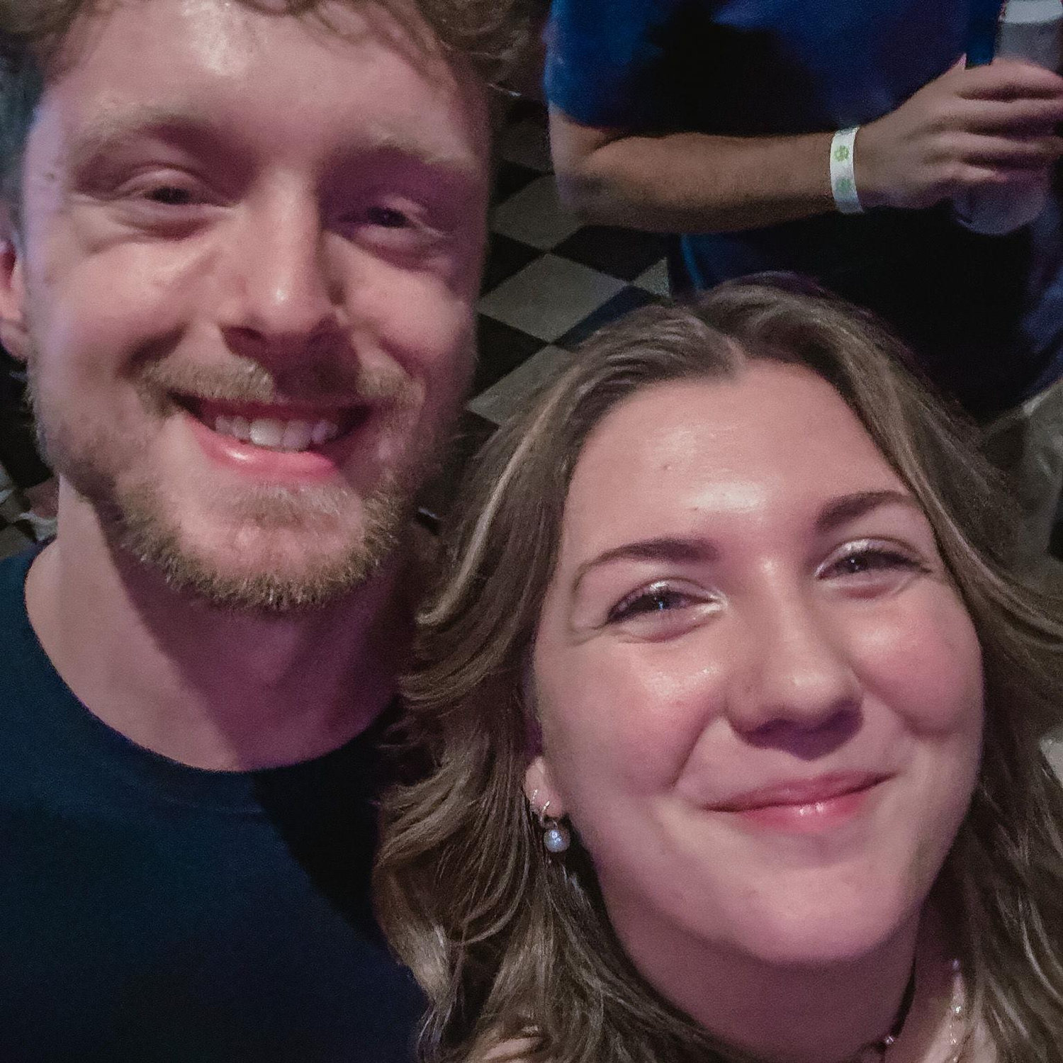 We said, "I love you" for the first time this night after the concert.
