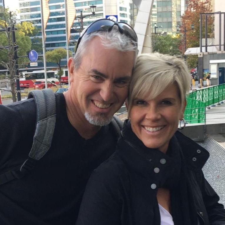 We couldn't stop smiling in Japan!  Engaged and seeing the world.