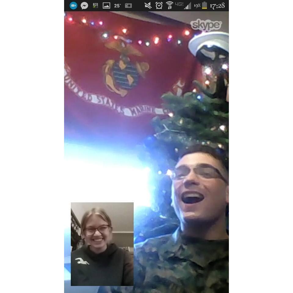 He's always loved Christmas.