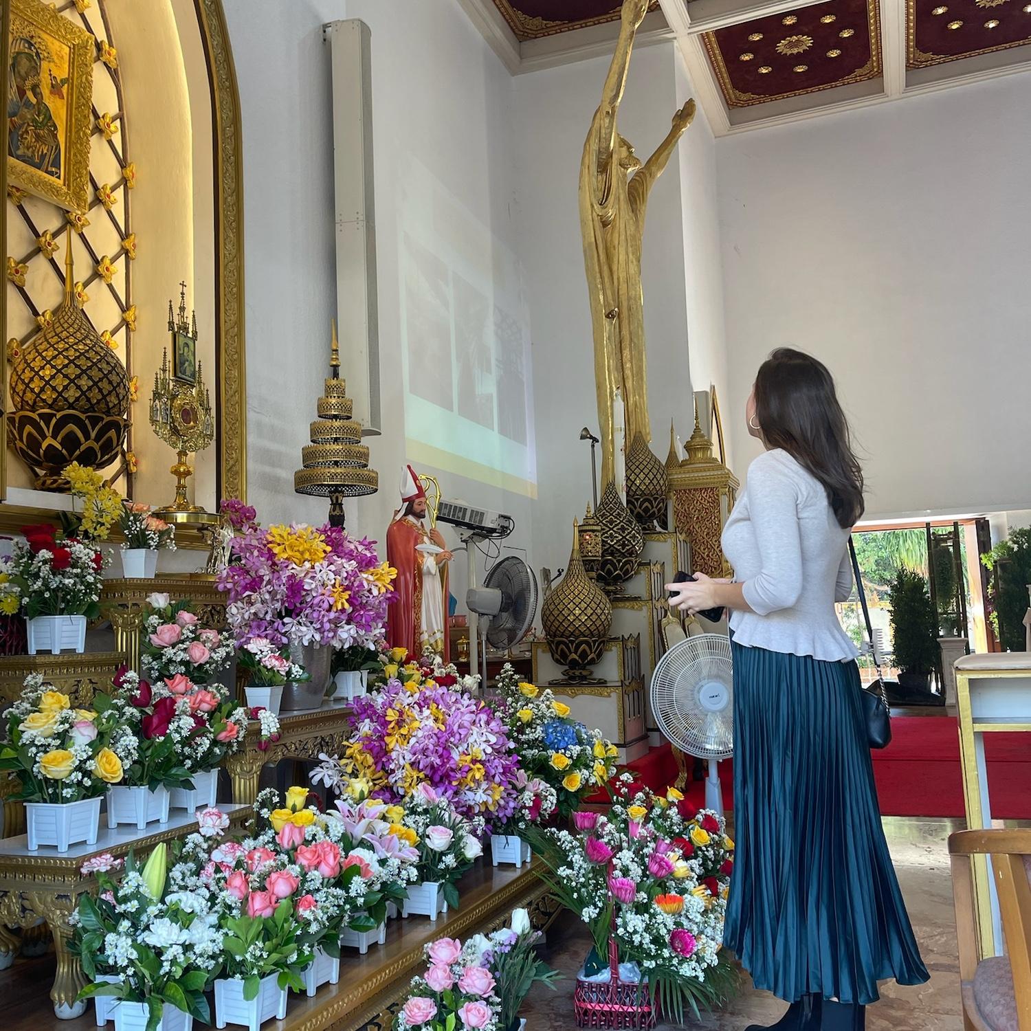 At a Catholic Church in Thailand