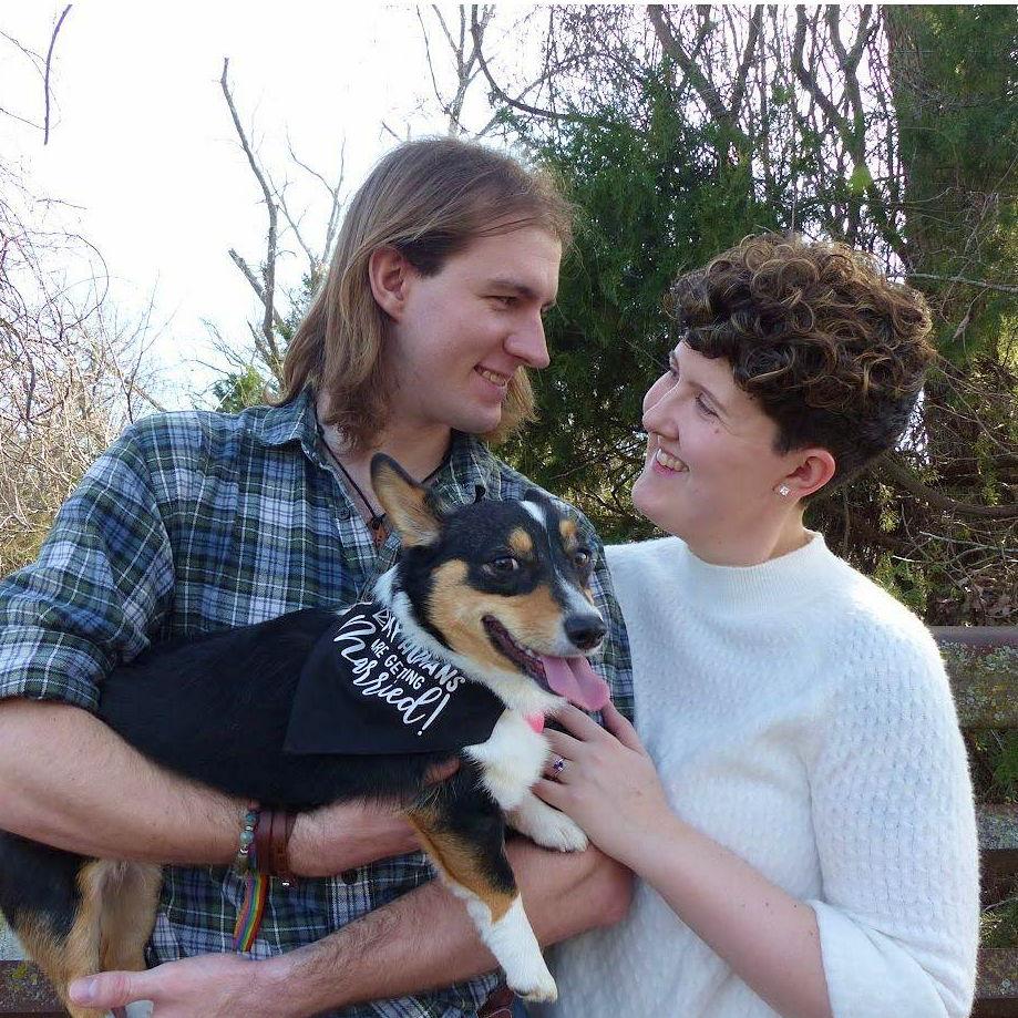 Feb. 2025 - Kallie was very judgmental about our engagement photo poses lol