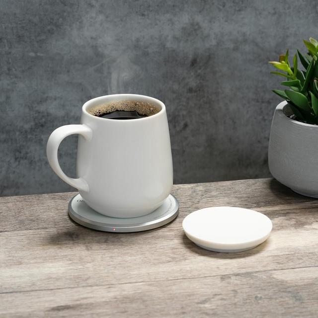Ohom Ui Self Heating Mug, Jasmine White