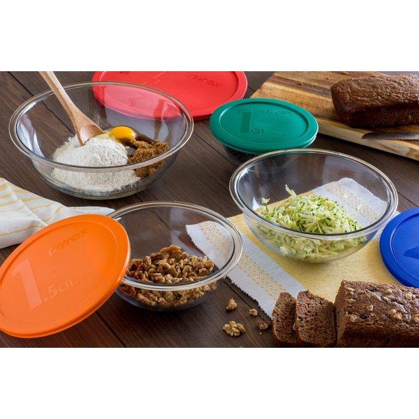 Pyrex 8-Piece Smart Essentials Mixing Bowl Set