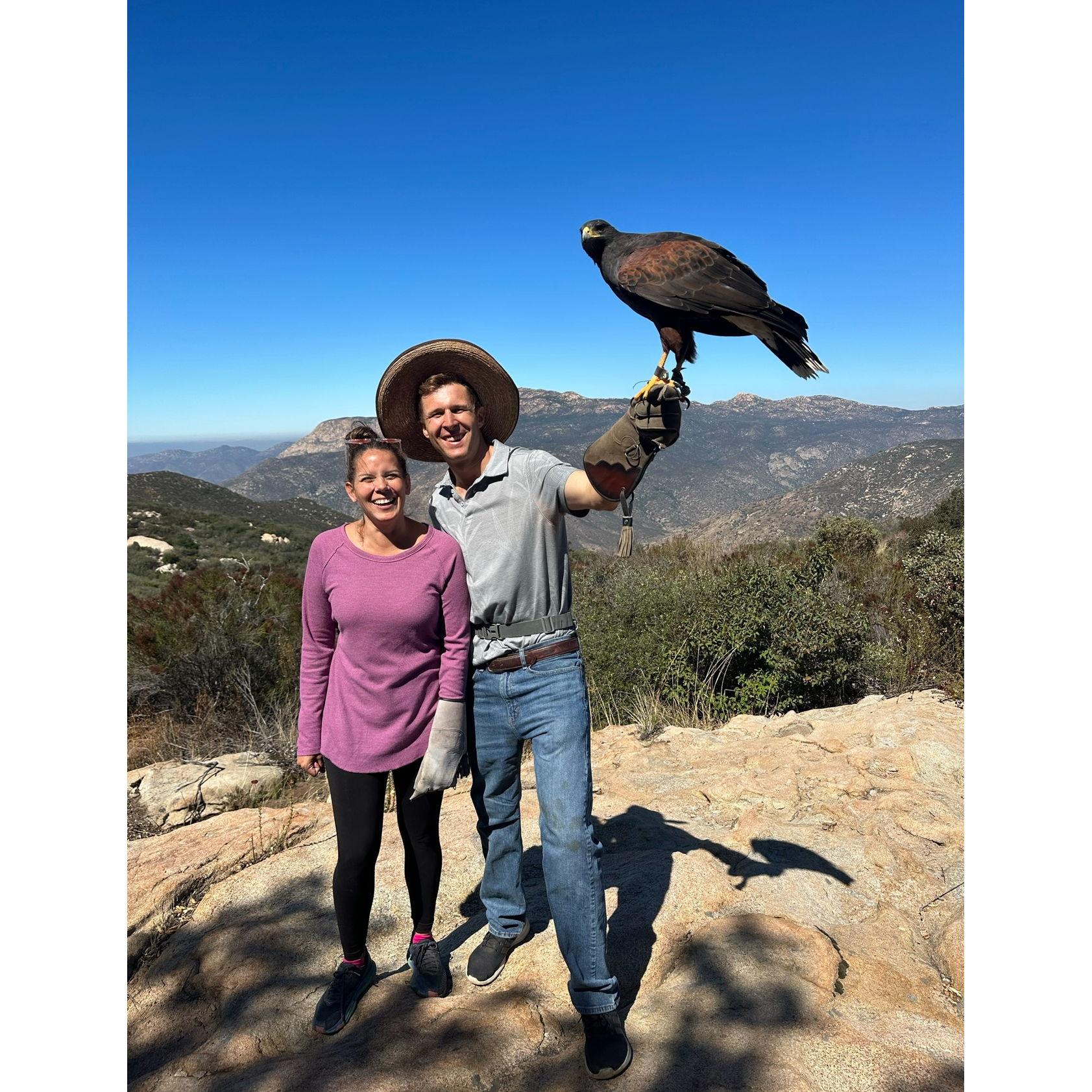 One of our first dates; Hawk Walk