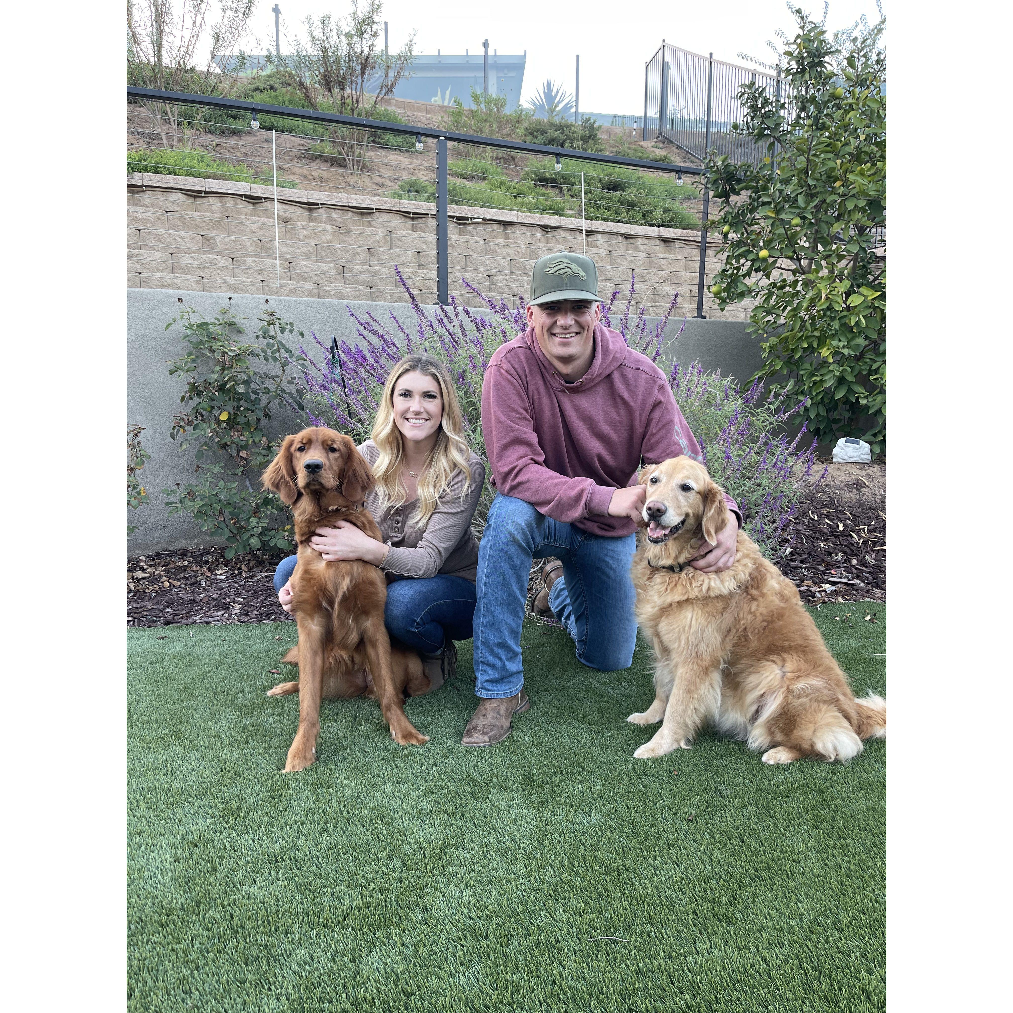 First family picture once adopting Georgia