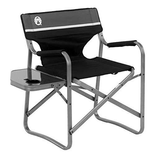 Coleman Camping Chair with Side Table | Aluminum Outdoor Chair with Flip Up Table