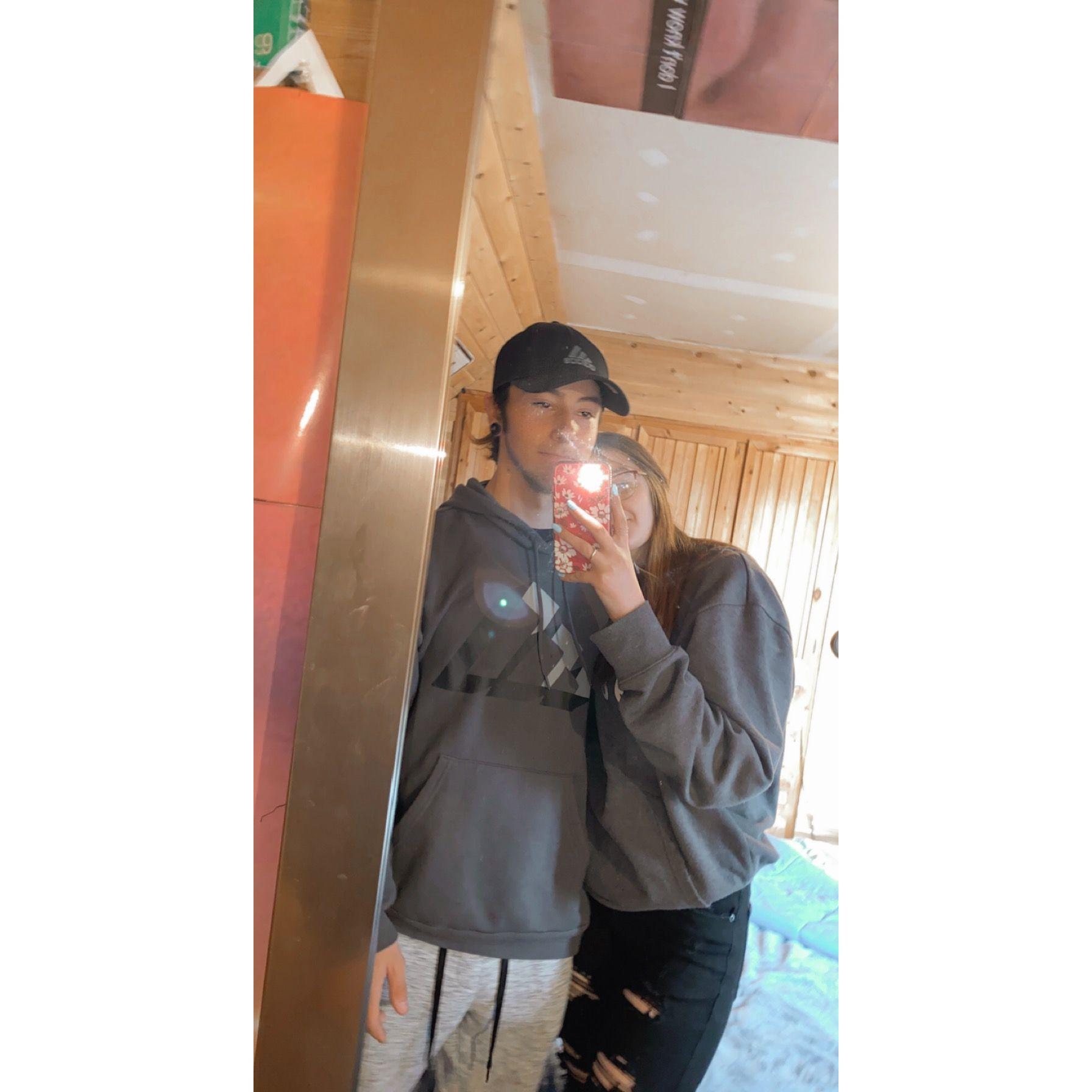our first mirror picture together