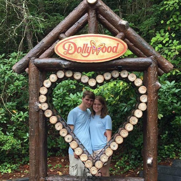 Visiting Dollywood theme park after a concert with our choir and band.