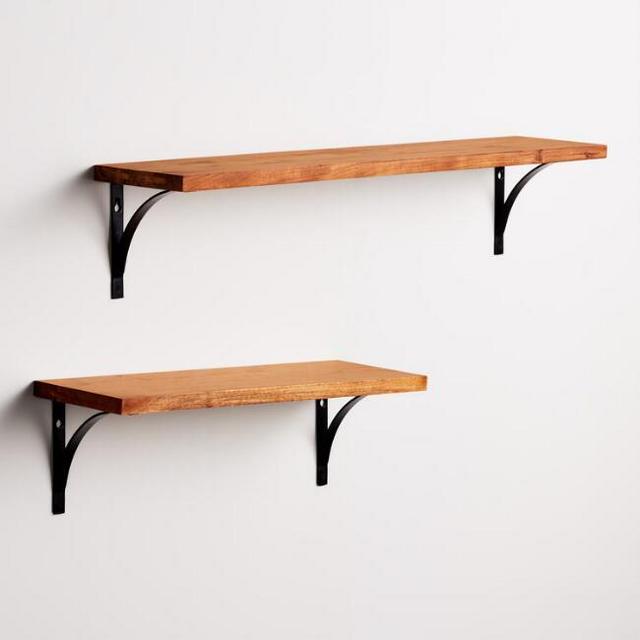 Acacia Wood Mix & Match Wall Shelf (3 ft)