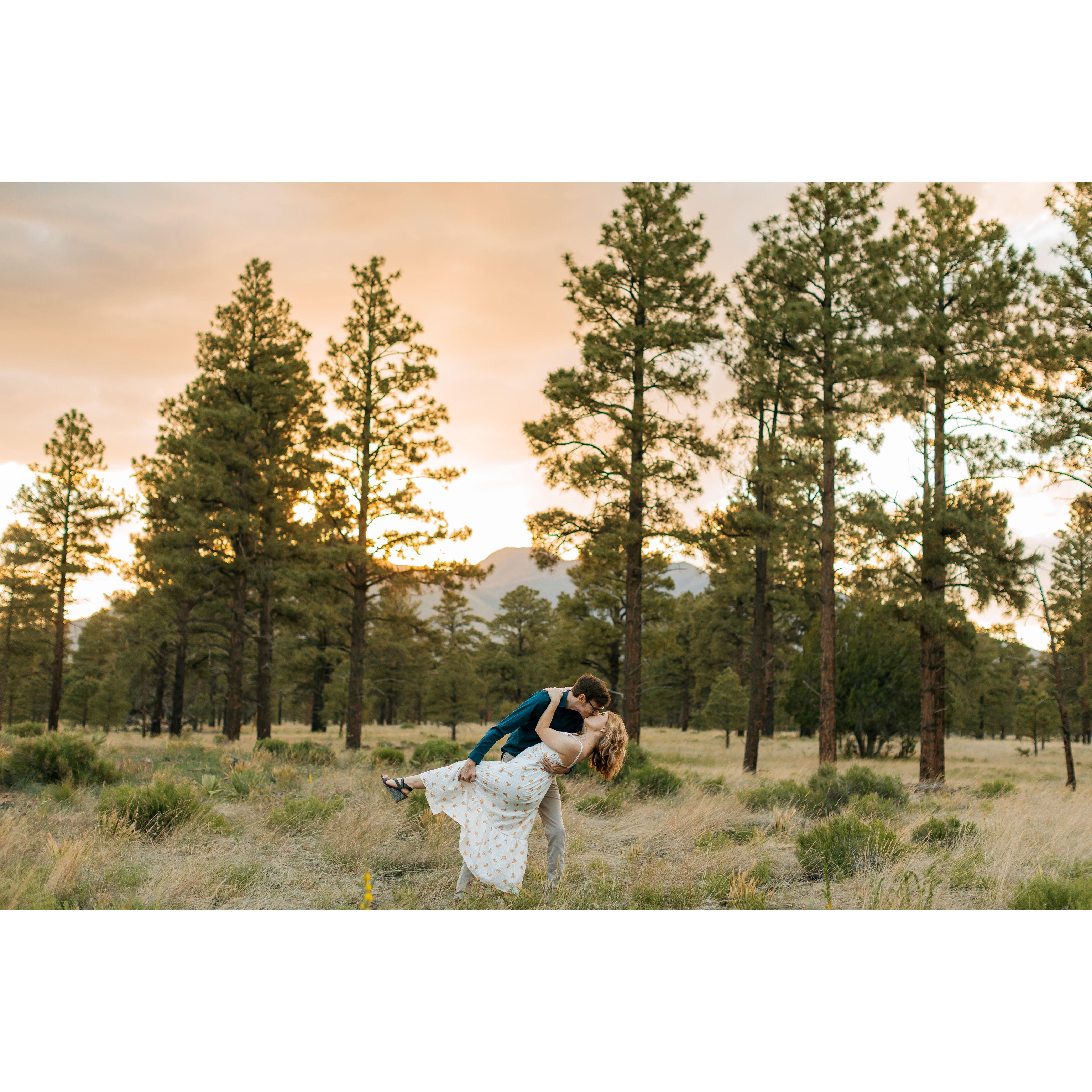 Our engagement session with White Desert Photography
