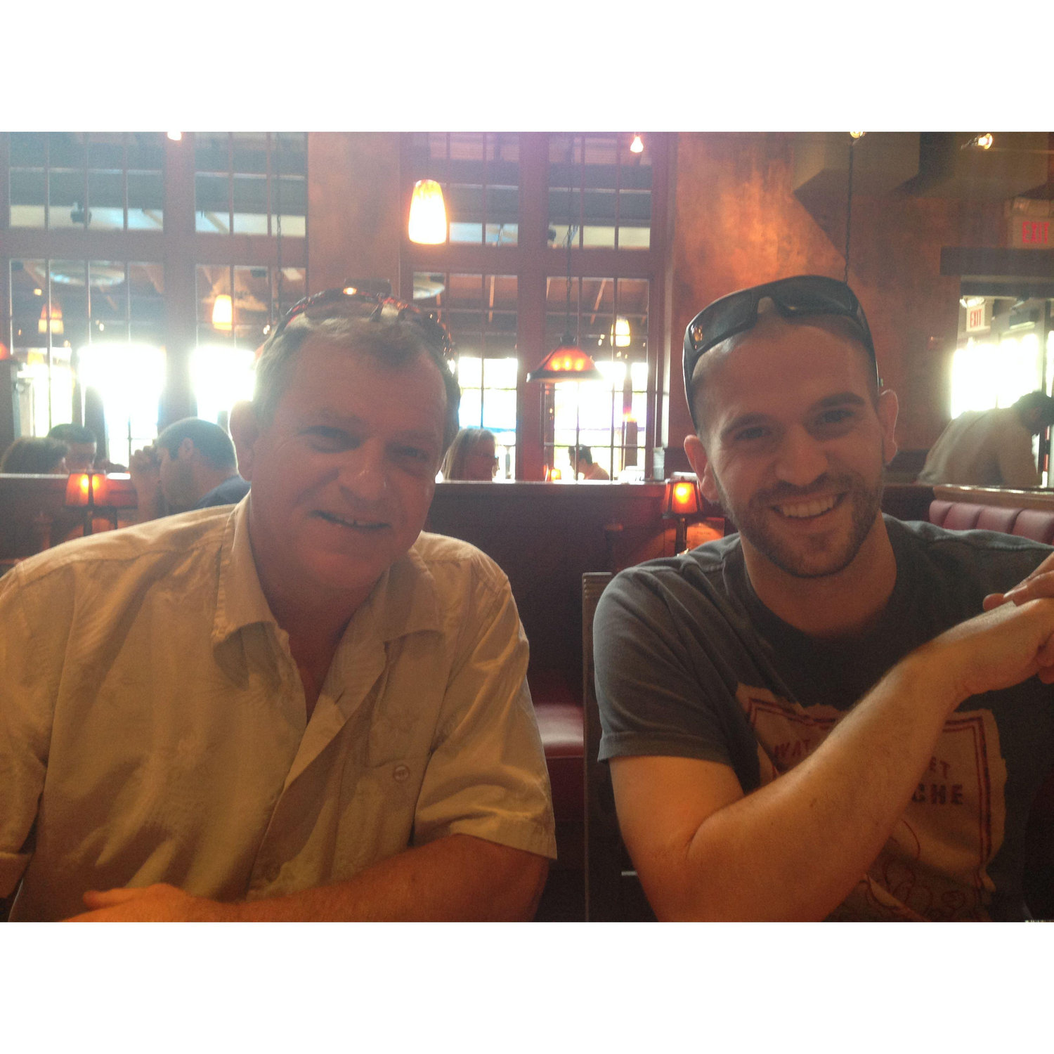 Chris and his dad, Mike!
