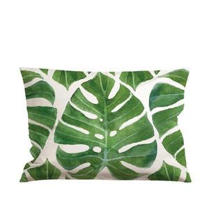 Monstera Lumbar Pillow